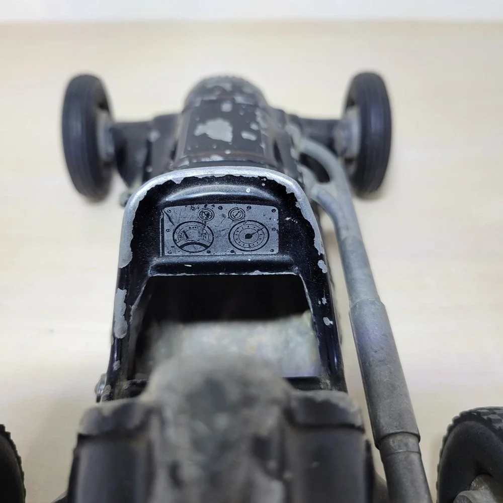 Vintage Cox‎ Thimble Drome Champion Metal Toy Race Car #21 Santa Ana